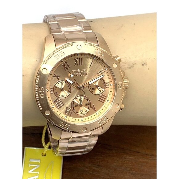 Invicta Women\'s Watch 28057 Wildflower Quartz Chronograph Rose Gold Steel main image 12